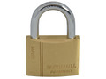 Faithfull Brass Padlock 50mm 3 Keys - These Faithfull Padlocks have a brass body and steel shackle