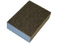 Faithfull Sanding Block - Coarse/ Medium 90 x 65 x 25mm - Aluminium Oxide coated foam blocks are flexible and can be used wet or dry