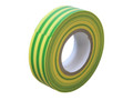 Faithfull PVC Electrical Tape Green / Yellow 19mm x 20m - This Faithfull PVC Electrical Tape is suitable for a multitude of tasks in and around the home and workplace