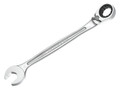 Facom 467B.24 Anti Slip Combination Ratcheting Spanner 24mm - The Facom 467B Series Combination Ratcheting Spanners feature a reversible ratchet system incorporated within a compact ring head and a fixed open end