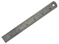 Fisher F106ME Steel Rule 150mm / 6in - High quality stainless steel rule, permanently etched and polished to give long lasting clarity and accuracy of measurement