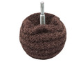 Flexipads World Class Scruff Ball 75mm / 3in Brown Coarse - Flexipads Scruffballs are ball shaped scruffing tools, ideal for getting into tight corners, with a layer construction for heat dispersal