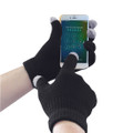 Touchscreen Knit Glove - Black XX/3X