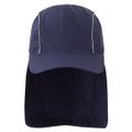 Breathable Sun Shield Cap - Navy 