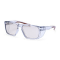Side Shields Safety Glasses - Brown 