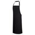 Cotton Bib Apron - Black 