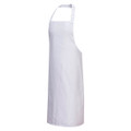 Polycotton Bib Apron - White 