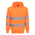 ES1 Essential Hi-Vis Hooded Sweatshirt - Orange S