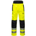 PW3 Hi-Vis Extreme Rain Trousers - Yellow/Black XS