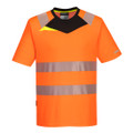 DX4 Hi-Vis T-Shirt S/S - Orange/Black XXXL