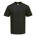Anti-Static ESD T-Shirt S/S - Black S