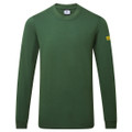 Anti-Static ESD T-Shirt L/S - Forest Green XXL