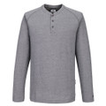 KA3 Henley T-Shirt L/S - Zoom Grey XXXL
