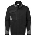 WX1 Lightweight Cotton Work Jacket - Black/Grey 4XL