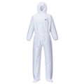 BizTex Microporous Coverall with Boot Covers Type 5/6 - White M