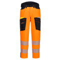 DX453 DX4 Hi-Vis Service Trousers Orange/Black - <p class="text-justify">The DX4 high visibility service trouser is ergonomically designed and uses the targeted placement of dynamic 4-way stretch fabrics to give maximum range of movement when working