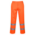 E041 Hi-Vis Polycotton Service Trousers Orange - <p class="text-justify">Tough, durable trousers that will keep you safe and visible