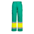 L049YT Hi-Vis Lightweight Contrast Class 1 Service Trousers - <p class="text-justify">This fully certified lightweight combat trouser in a contrast navy colourway has a multitude of clever features