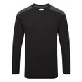 Two-Tone T-Shirt L/S - Black/Grey