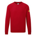 Anti-Static ESD Sweatshirt - Deep Red