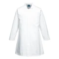 Food Industry 1 Pocket Coat - White