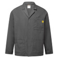 Anti-Static ESD Lab Jacket - Zoom Grey
