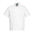 Chef's Cumbria Jacket S/S - White