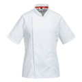 Chef's Women's Mesh Air Pro Jacket S/S - White