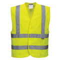 Hi-Vis Mesh Band and Brace Vest - Yellow