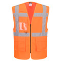 ES1 Essential Hi-Vis Mesh Executive Vest - Orange