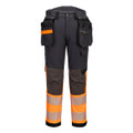 EV4 Hi-Vis Stretch Detachable Holster Class 1 Trousers - Orange/Metal Grey