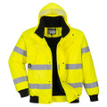 Hi-Vis 3-in-1 Bomber Jacket - Yellow