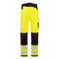 PW3 Hi-Vis Lightweight Stretch Work Trousers - Yellow/Black