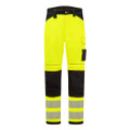 PW3 Hi-Vis Work Trousers - Yellow/Navy Short