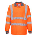 Hi-Vis Polo Shirt L/S - Orange