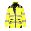 PW3 Hi-Vis Breathable 5-in-1 Jacket - Yellow/Black