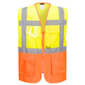 Prague Hi-Vis Executive Vest - Yellow/Orange