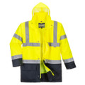 Hi-Vis 5-in-1 Contrast Essential Jacket - Yellow/Black