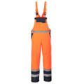 Hi-Vis Contrast Winter Bib and Brace - Orange
