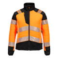 PW3 Hi-Vis Women's Hybrid Baffle Jacket - Orange/Black