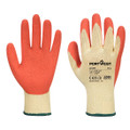 A100 - Grip Glove - Latex Orange - <p class="text-justify">Premium quality latex palm dipped 10 gauge glove which provides good tear and abrasion resistance, for secure handling in both wet and dry conditions