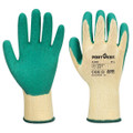 A100 Grip Glove - Latex - Green - <p class="text-justify">Premium quality latex palm dipped 10 gauge glove which provides good tear and abrasion resistance, for secure handling in both wet and dry conditions