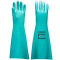 A813 - Extended Length Nitrile Gauntlet - Green - <p class="text-justify">This extra-long 48cm chemical gauntlet offers excellent protection against many solvents