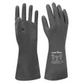 A820 - Neoprene Chemical Gauntlet - Black - <p class="text-justify">This 38cm Neoprene rubber gauntlet provides protection against a wide range of acids, caustics, alcohols and many solvents