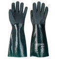 A845 - Double Dipped PVC Gauntlet 45cm - Green - <p class="text-justify">Double dipped PVC gauntlet with sandy palm finish for enhanced grip