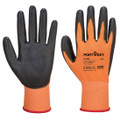 A120 PU Palm Glove - Orange/Black O8R