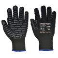 Anti-Vibration 10 Rubber Chloroprene Glove - Black