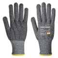 Cut D13 PVC Dot Glove - Grey G7R