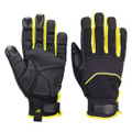 Needle Resistant F350 Mechanical Glove - Black/Yellow