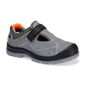 Steel Cow Suede Leather Sandal S1 SR FO - Grey